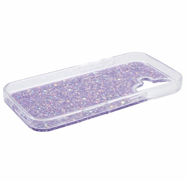 EIDERWOOD iPhone 16 Glitter Cover - Lilla Fashion