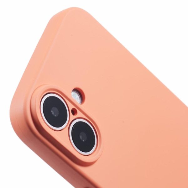 EIDERWOOD iPhone 16 Mat Fleksibel Plastik Cover - Orange For Discount