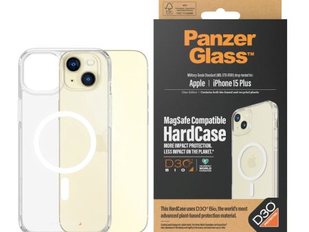 iPhone 15 Plus Cover PanzerGlass D3O Bio HardCase - MagSafe Kompatibel - Gennemsigtig - (DEMO) For Discount