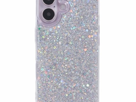 EIDERWOOD iPhone 16 Glitter Cover - Sølv Hot on Sale