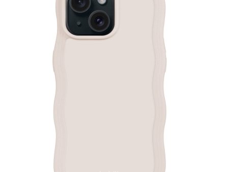 Holdit iPhone 15 Plus   14 Plus Wavy Case - Light Beige Online Hot Sale