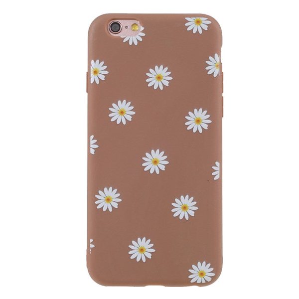 EIDERWOOD iPhone 6   6s Fleksibelt Plastik Cover m. Blomster motiv - Brun on Sale