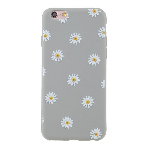 EIDERWOOD iPhone 6   6s Fleksibelt Plastik Cover m. Blomster motiv - Grå Online Sale