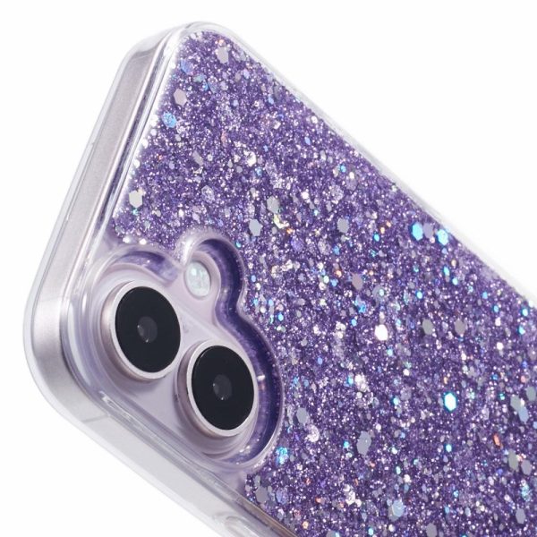 EIDERWOOD iPhone 16 Glitter Cover - Lilla Fashion