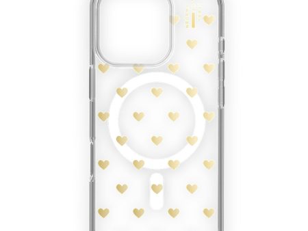 iDeal Of Sweden iPhone 16 Pro Max Clear Case - MagSafe Kompatibel - Golden Hearts Sale