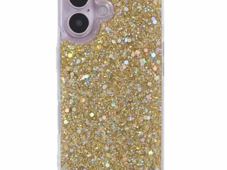 EIDERWOOD iPhone 16 Glitter Cover - Guld Online Sale