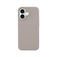 iPhone 16 Epico Mag+ Silikone Cover - MagSafe Kompatibel - Titanium Beige Online