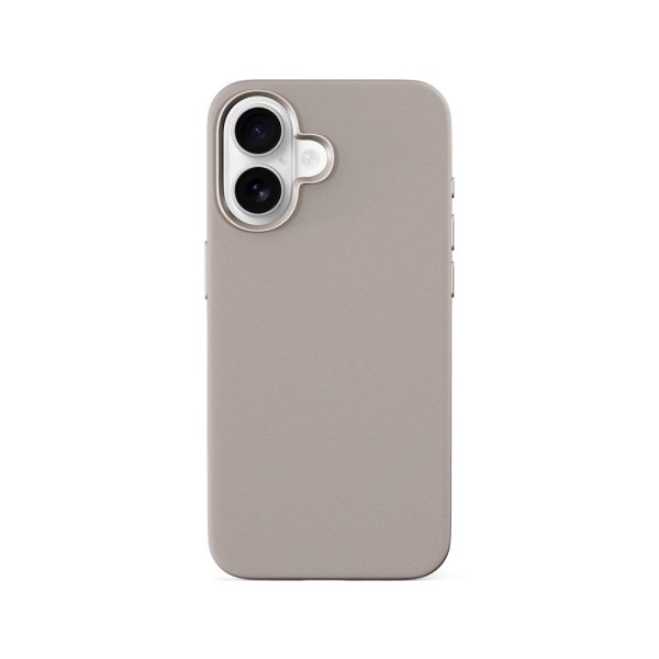 iPhone 16 Epico Mag+ Silikone Cover - MagSafe Kompatibel - Titanium Beige Online