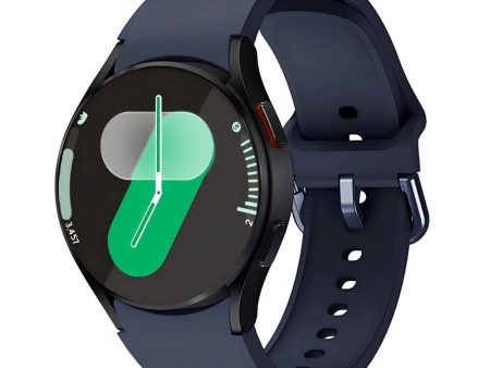 Samsung Galaxy Watch 4   5   6   7   FE Tech-Protect Silikone Urrem - Navy Blue Online now