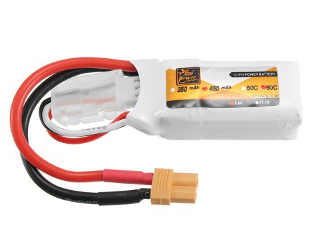 ZOP Power 7.4V 450mAh 60C 2S Lipo Battery XT30 Plug Supply